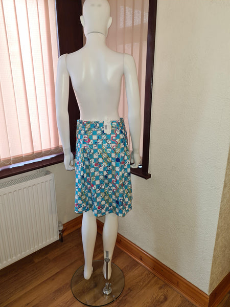 Kelly Vintage Retro Skirt Snakes and Ladders - HerSecretCloset.co.uk