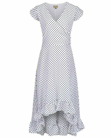 Lindy Bop Laura Polka Dot Dress Plus Size