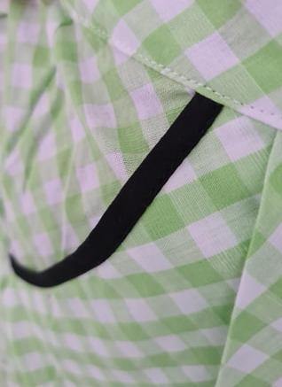 Lindy Bop Daniella Green 1950s Gingham Summer Skirt - HerSecretCloset.co.uk