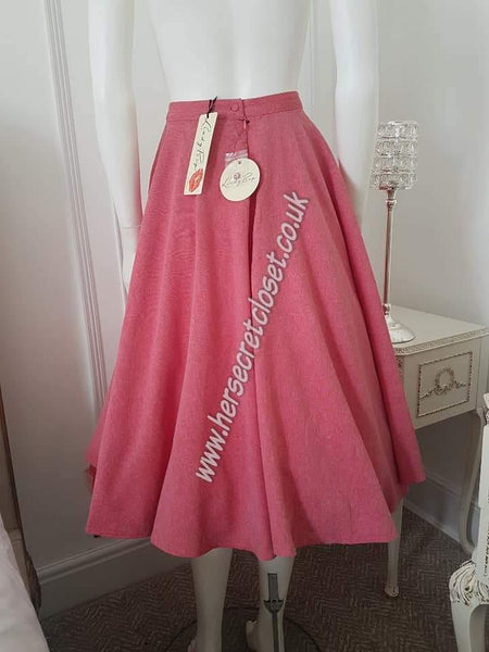 Lindy Bop Peggy Sue Pomegranate Swing Skirt - HerSecretCloset.co.uk