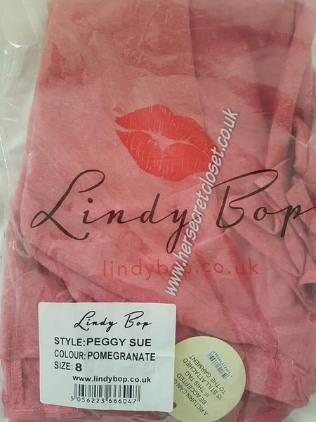 Lindy Bop Peggy Sue Pomegranate Swing Skirt - HerSecretCloset.co.uk