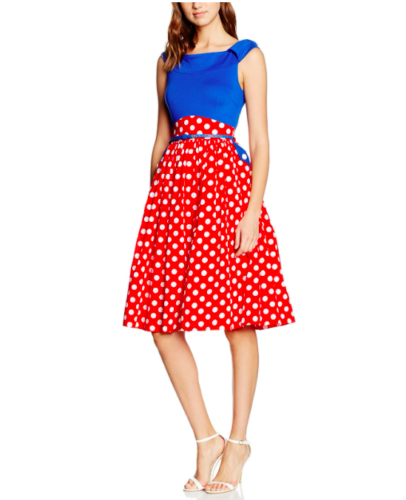 Lindy bop red polka hotsell dot dress