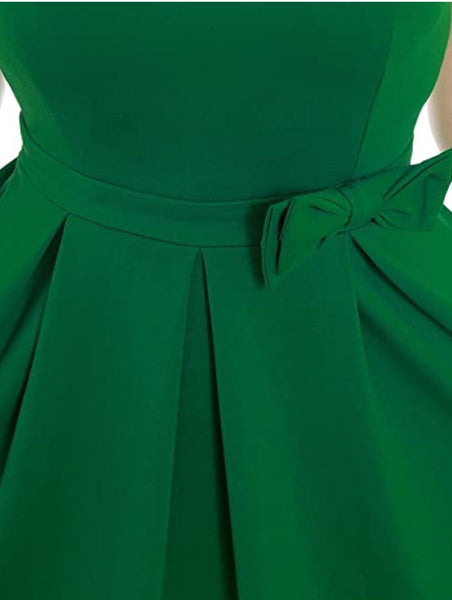 Lindy Bop Cherel Green Swing Dress - HerSecretCloset.co.uk